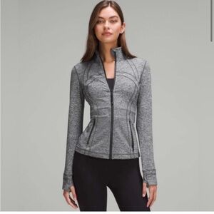 Lululemon Athletica Black/gray Define Jacket Luon Sz 6 Very gently worn